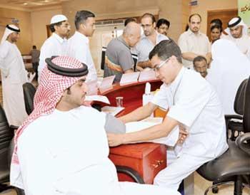 visitors الفئة المستهدفة Activities ENA Conducted the screening tests for nearly100 person.