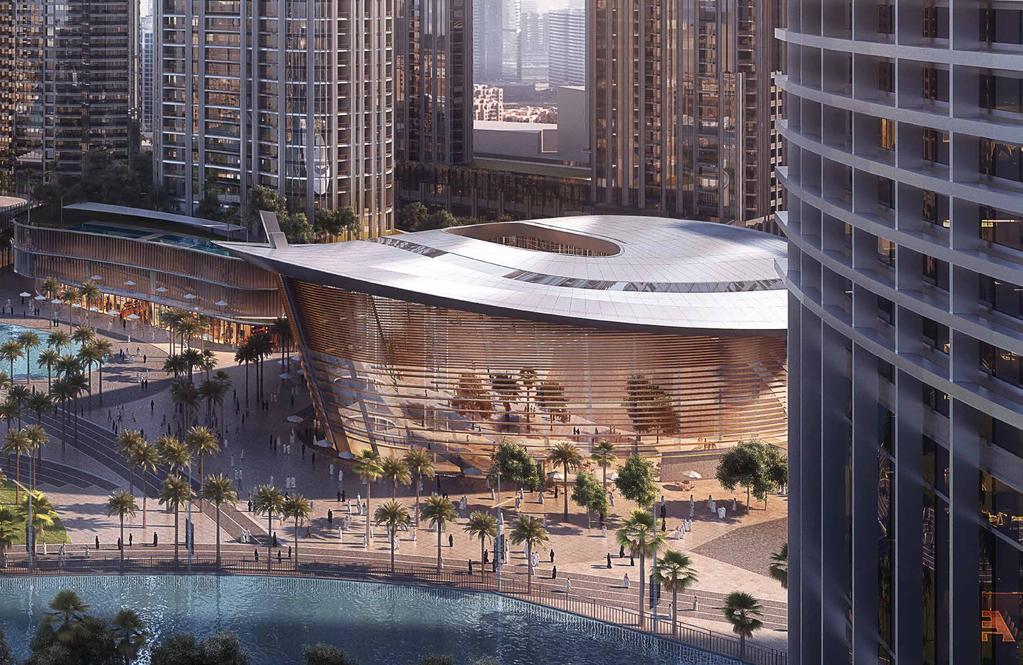 THE OPERA DISTRICT منطقة دار األوبرا The new and thriving cultural soul of Dubai is flourishing in The Opera District.