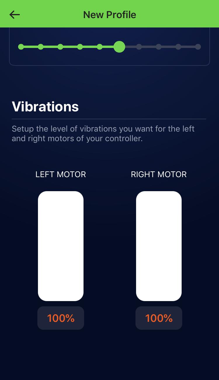 7. يتيح لك قسم Vibrations )ا لهتزازات(
