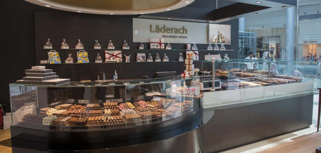 and a complementary range of the finest branded Swiss chocolate tempt connoisseurs and gourmets.