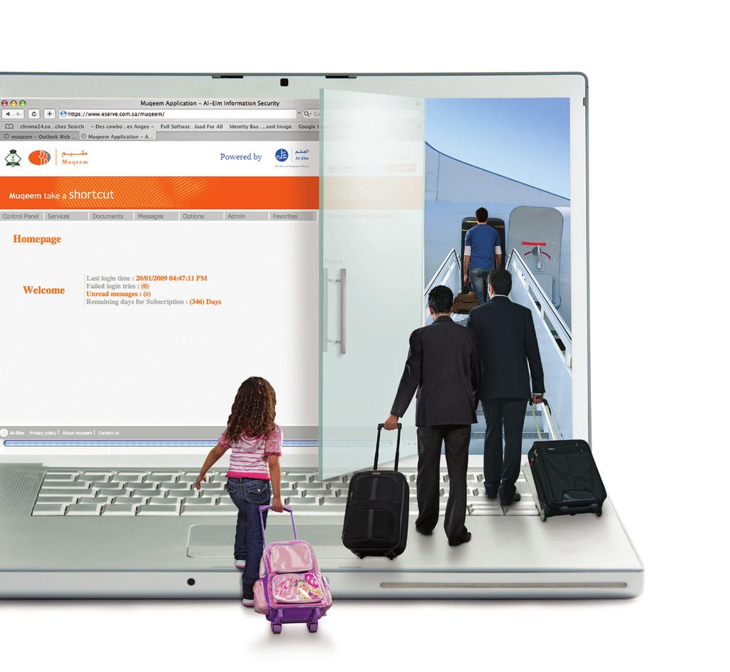 An instant online Gate for Exit Re-Entry Visa