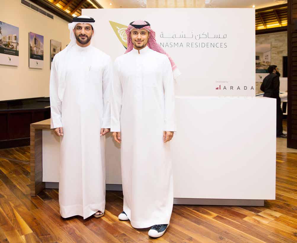 HE Sheikh Sultan bin Ahmed Al Qasimi HRH Prince Khaled bin Alwaleed bin Talal ARADA The company responsible for Nasma Residences is a partnership enterprise by KBW Investments and Basma Group.