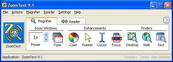 تكنولوجيا البرمجيات المساعدة (Software Assistive Technologies) مكبرات الش اشة Magnifier) :(Screen هي تقنية برمجي ة تسمح للمستخدم بتكبير محتويات شاشة الحاسوب