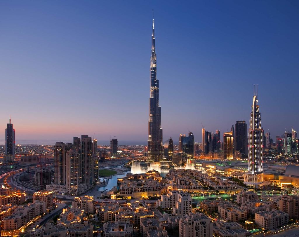 دبي DUBAI مرحبا بكم في مدينة المستقبل حيث اآلفاق الساحرة والمعالم المذهلة.