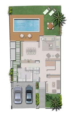 Floor Plans - Villa 1 EXTERNAL LAYOUT التصميم