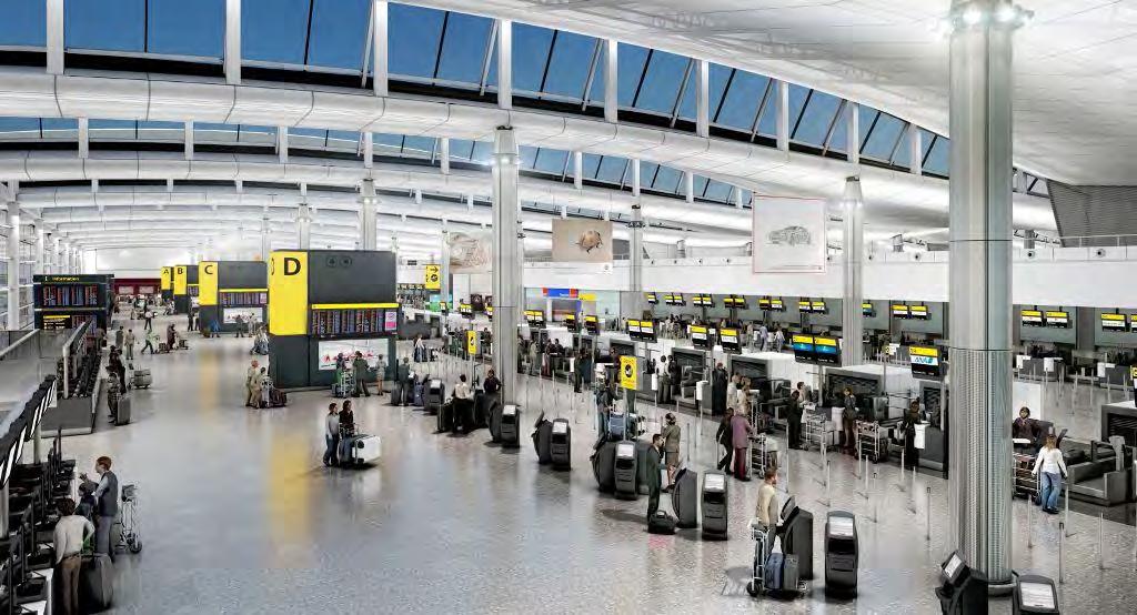 London Heathrow Airport مطار لندن ھیثرو یقع مطار ھیثرو على بعد 22 كم وسط مدینة لندن وھو اكبر المطارات البریطانیة