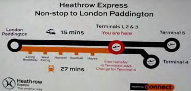 - 4 قطار Heathrow Express یعتبر قطار