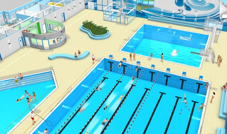 Wie sieht es in فيكeinem Schwimmbad حبسملا ودبي aus? 5 Wie sieht es in einem Schwimmbad aus? Es gibt einen Schwimmerbereich für diejenigen, die schon sicher im tieferen Wasser schwimmen können.