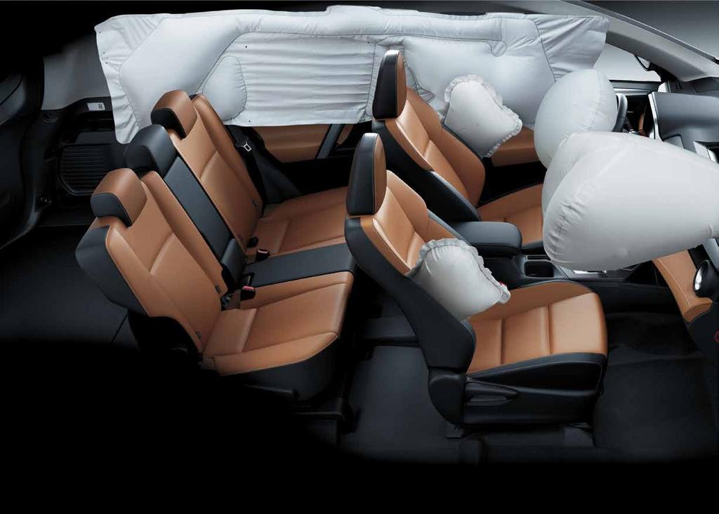 SRS Airbags SRS Airbags for the driver and front passenger seats, SRS side airbags and SRS curtain-shield airbags help protect you and your passengers in certain types of severe frontal and side