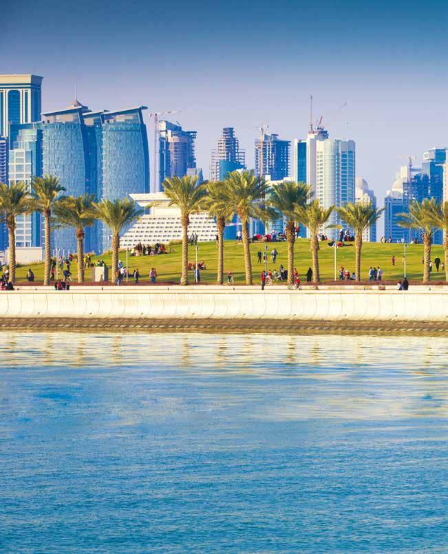Q A T A R Under the wise long-term vision of the Qatari leaders, Qatar has transformed over the past few decades into one of the strongest economies in the region and across the globe.
