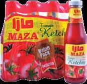 Water كاتشاب )مازا( Maza Tomato Ketchup 2x1.