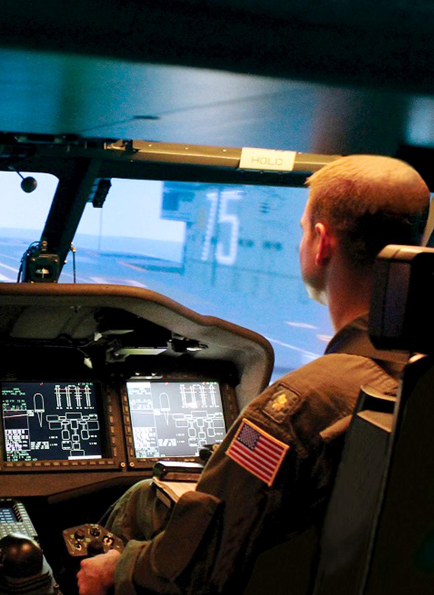 مروحيات MH-60S و MH-60R يف البحرية األمريكية كانت CAE USA ومنذ عام 2004 املقاول الرئييس املسؤول عن تصميم وتصنيع أنظمة تدريب الطريان التشغييل التكتييك عىل مروحيات MH-60 Seahawk للبحرية األمريكية إىل