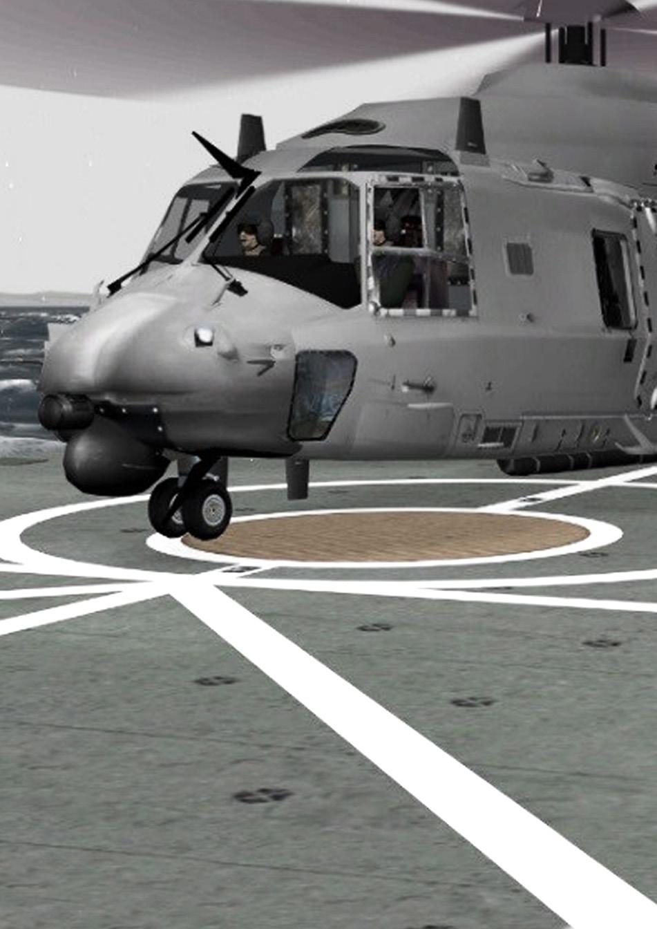 MH-60 ويف إطــار هذا الربنامج تقوم CAE بإجراء تحديثات وترقيــات كبرية ألنظمة التدريب عىل مروحيات MH-60S Sierra و MH-60R Romeo التابعــة للبحرية األمريكية مبا يف ذلك أجهزة تدريب الطريان التكتييك
