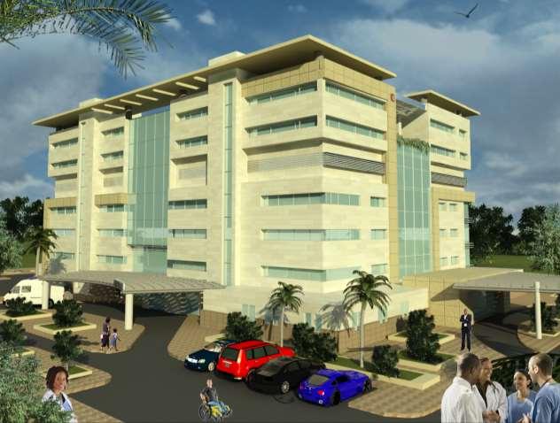 كراري مستشفى KARRARY General Hospital - Sudan وزارة الصحة - السودان Sudan 25000 m² 2010-2011 Design The building consists of nine floors now fits to 200 beds and is subject to expansion to 300 beds