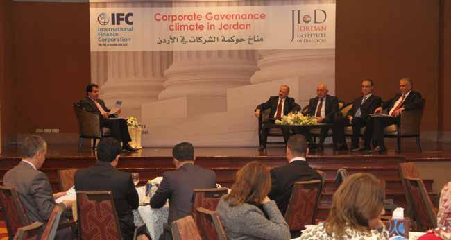 Participation in a seminar entitled Corporate Governance Environment in Jordan Amman Stock Exchange (ASE) represented by the CEO of the ASE Mr.