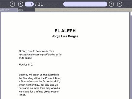 Read an ebook قراءة آتاب الكتروني : the display rotates 180 ebook readerthe laptop has a built-in degrees around and folds down on the keyboard, which enables you to hold the laptop like a book to