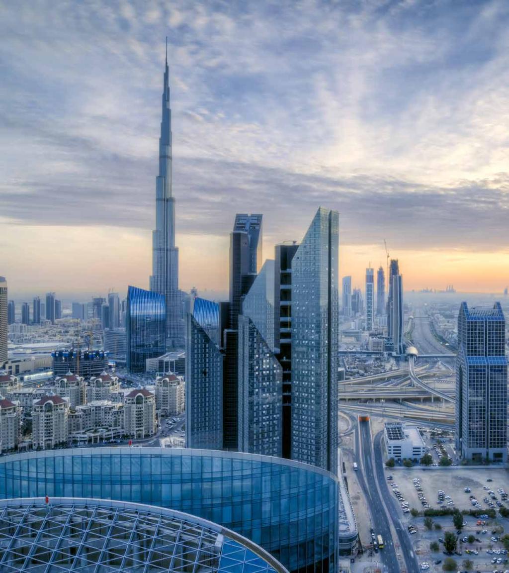 DUBAI A CITY WITH A VISIO Dubai never stops surprising the world with its agility and determination - a city led by a very sharp vision that challenges