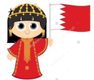 He / She may also bring anything related to Bahrain like hat, scarf, pin, flag, food,