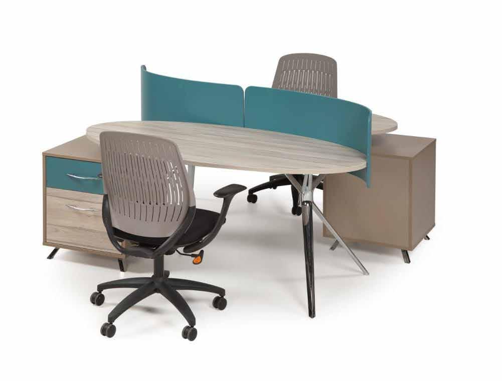 األثاث املكتبي Office furnishings محطات عمل مشتركة ص ممت قواطع العمل المشتركة بشكل ثنائي و أخر رباعي حيث تمنح مظهر مكتبك الخارجي أناقة وترتيب ال مثيل لها وذلك بانتقائك لون مائم مع تصميم مكتبك وأثاثه
