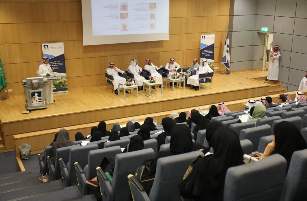 المؤتمر السنوي الثاني لحوكمة الشركات تم عقد المؤتمر السنوي الثاني على التوالي بمقر الجامعة في قاعة المحاضرات بتاريخ ٢٢ إبريل ٢٠١٨ م الموافق ٢٦ شعبان ١٤٣٩.