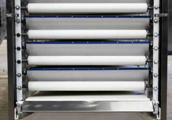 re-use it. It is controlled via variable speed motor and variable inverter system to control the fermentation process (5 to 25 minutes) from the Dough Flattener s control panel.