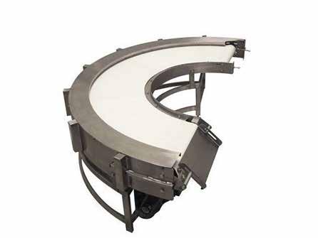 6- Dough Curve This is an optional conveyor belt in 2 basic types: 90º or 180º curve, placed between the final proofer and the bakery oven.