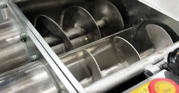 It is precise and accurate machine in controlling dough ball weight (40-200grams) using photo-sensors and interchangeable