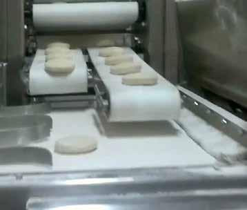 speed through a proofing tunnel covered with transparent plastic sides,