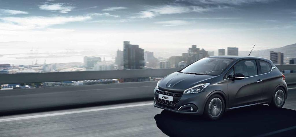 Energy concentrated At first sight, the PEUGEOT 208 s appealing style is stronger, sportier and more streamlined, enhanced by a metallic colour, a mark of dynamism, youth and freshness.