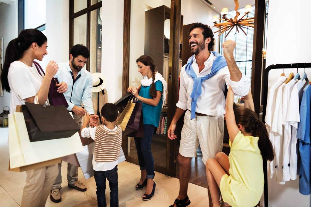 20 RETAIL & COMMUNITY AREAS Wherever you find yourself at Yas Acres, a space to relax or shop is always close at hand.