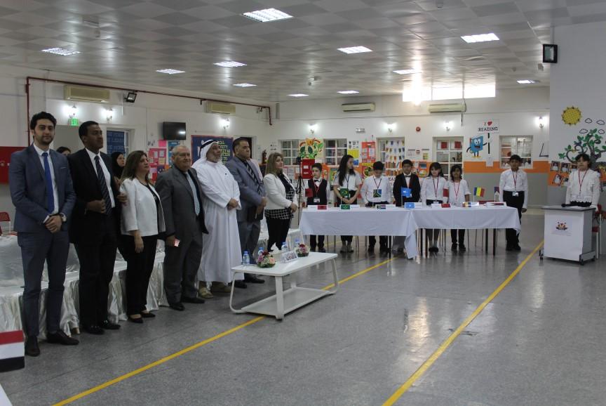 15 Students from Grades 4, 5, and 6 represented 14 different countries, made researches to collect information