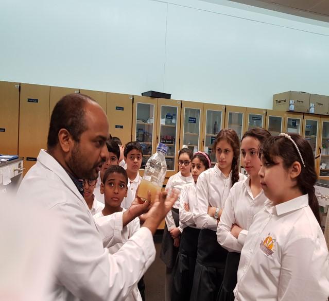 Our Students Future Scientists in Qatar University أبناؤنا علماء المستقبل في جامعة قطر To raise the Technological and Science knowledge for AMIS/