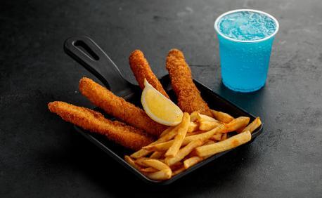 5 4 Fish Fingers with Fries and Drink 2.