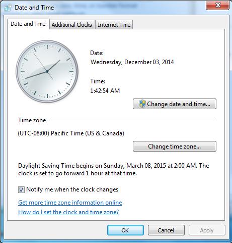 يتام ناام التشنيج Windows العديد م الفعاليات وسنوضس فيا دنا الخيارات ايكرر استخداما : Date and Time والوقت(: تستخدم لتنيير التاريخ والو ت.