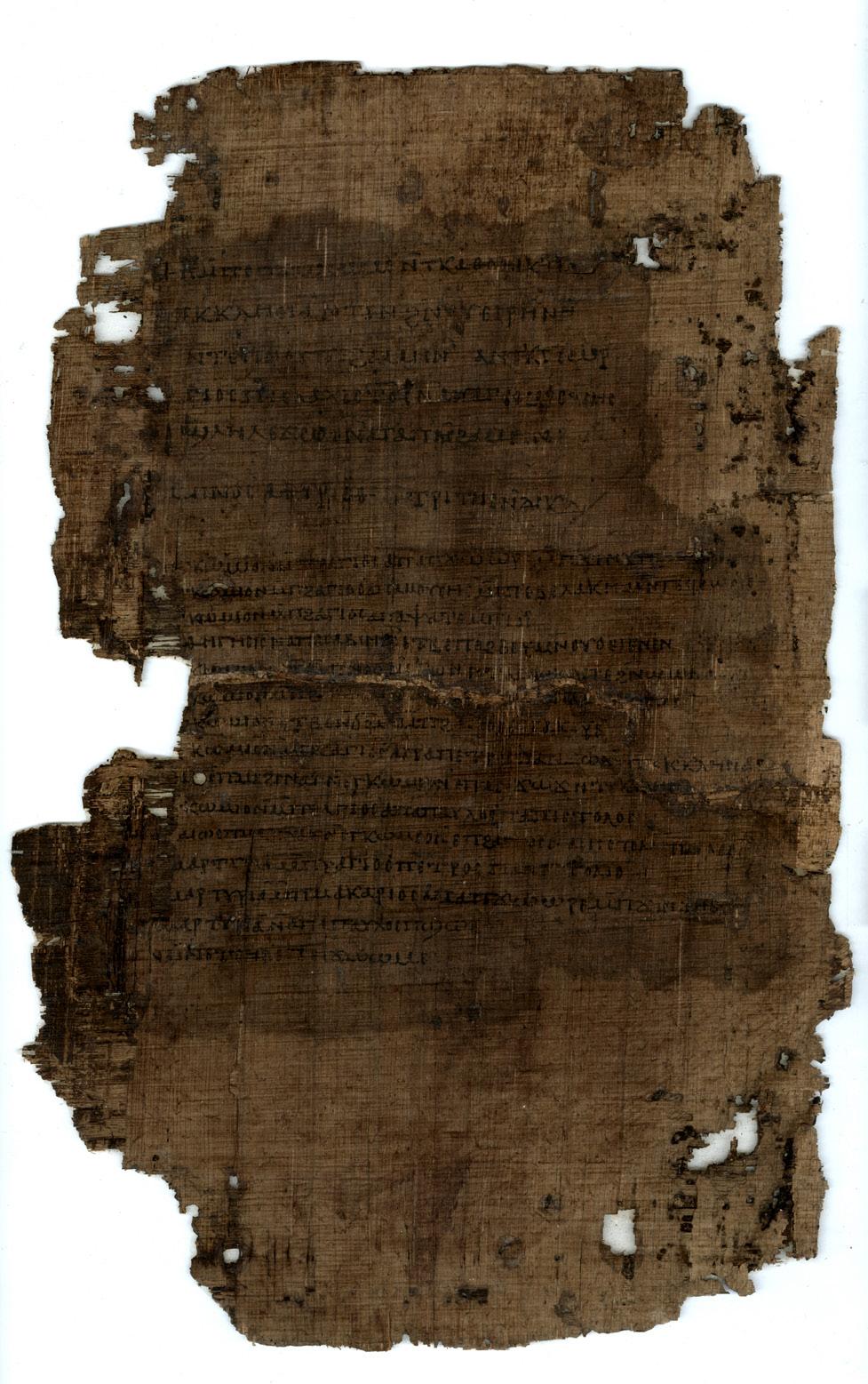 was beseeching heavenly release. Eugène Revillout, the first scholar to deal with the document, informs us that it was originally en tête de la masse from which Codex III was recovered.