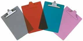 Wooden Clip Boards Hard boards with a holed clip for hanging, smooth writing surface.