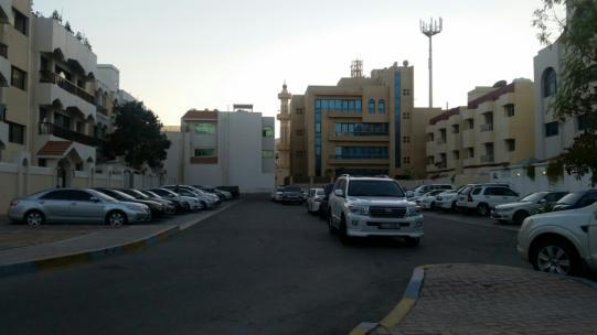 parking for the residents within, forming the centre area surrounded by the 6 buildings, as shown in the ariel