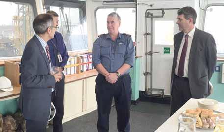 The visit highlighted ASRY s Navy vessel capabilities, as well as the rich history of support ASRY has with the Royal Navy.