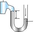 قياس ضغط الغاز املانومتر كثير ا ما توجد حاجة في جتارب الفيزياء لتعيني ضغط الغازات. واجلهاز املفيد لقياس ضغط الغاز هو املانومتر ويتكون من أنبوب على شكل حرف U يحتوي على عمود سائل ( كما بشكل - 7 20(.