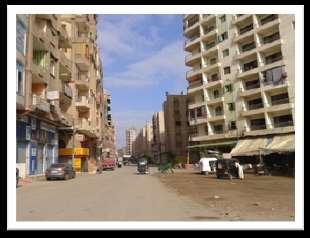 تتضمن الشوارع الصغيرة: شارع الساحة شارع التحرير المدارس القسم الجديد العما ارت السكنية.