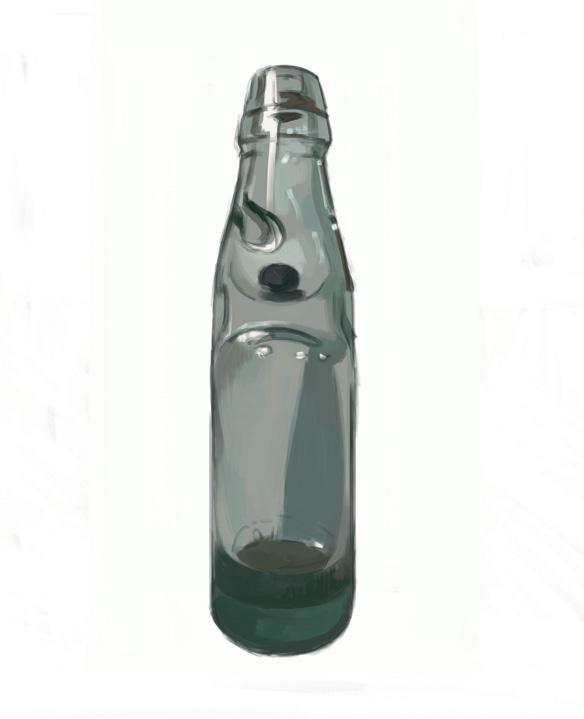 bottle in the Arabian Gulf الحجر Hajar الثقل الذي