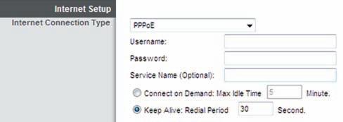 Service Name )optional( )اسم الخدمة )اختياري(( إذا قام موف ر خدمة إنترنت بتوفير االسم فأدخ ل اسم الخدمة.