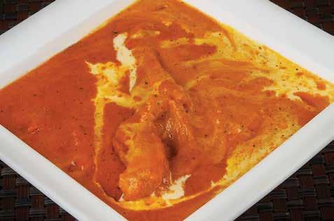 Chicken In Cashewnuts & Melon Seed Gravy 152 CHICKEN 65 22 Typical South Indian Delicacy Well Marinated Bone Chicken Deep Fried & Stir Fried With Curry Leaves, Chilly & Spices 153 CHICKEN HYDERABADI