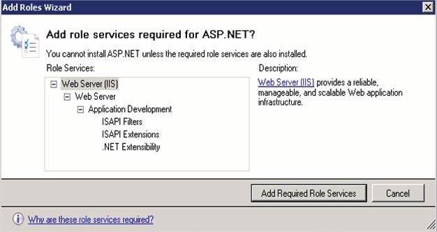NET مصادقة Windows مستند افتراضي إمكانية توسعة NET.