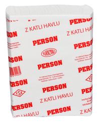 Person Z - Katlı Havlu 1 Paket 200 adet 2 Katlı - 12 Paket - %100 Selüloz