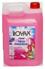 Royax Yüzey Temizleyici Floral 30 L - 20 L - 5 L Royax yüzey temizlik maddesi, her türlü yıkanabilir, silinebilir, sert zeminlerde, fayans, emaye, seramik, mermer, marley, duvar kağıdı, ahşap