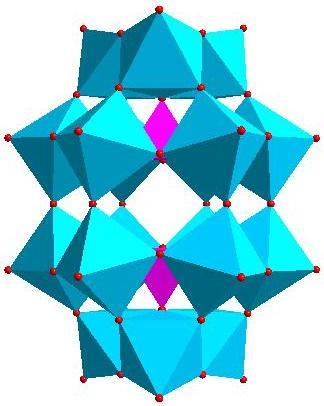 Partie I : Revue bibliographique Chapitre I : Les hétéropolyanions - 6 atomes d oxygène assurent la jonction entre les octaèdres des groupements M 2 O 10.