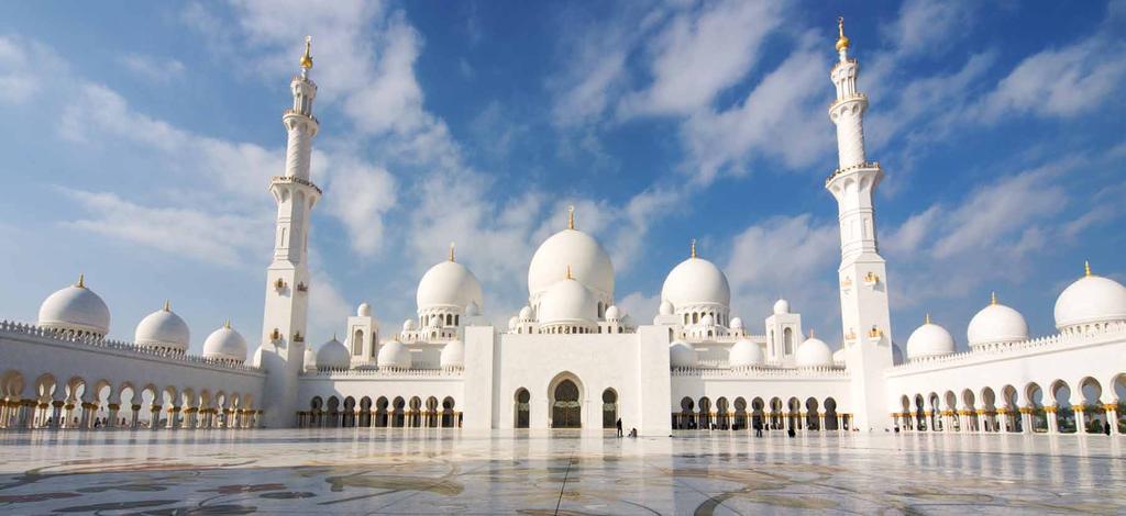 أبو ظبي تعد أبو ظبي واحدة من أكثر المدن العصرية في العالم. كونها عاصمة لدولة اإلمارات فهي مركز لمؤسسات الحكومة واألعمال كما انها المقر الرئيسي لشركات بترول اإلمارات.