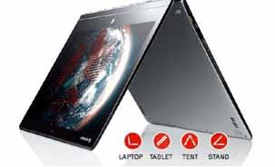 اجليل اجلديد من اأجهزة Yoga Tablet 2 عر ضت شركة لينوفو اجل ي ل اجلديد من الأجهزة اللوحية Yoga Tablet 2 باإ صدارين بحجم شا شة 8 بو صة و 10 بو صة وتاأتي بن سخ تعمل بنظام ت شغيل أندرويد وويندوز.