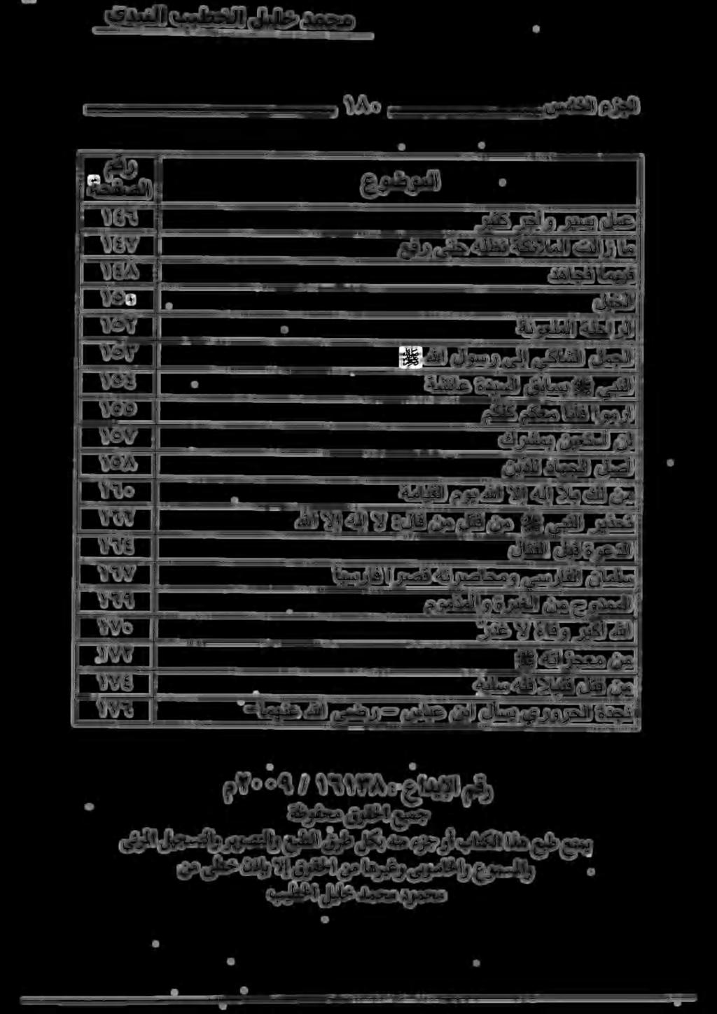 يدينلا بيطخلا ليلخ دمحم عباس م عوضوملا ظ 1 سماخلا عزجلا 0 - ىإ -ج ما[ حا 01 م ذر ىتح هلظت ةكئالملا تلاز ام 327 ظ ةمايقلا موي هللا الإ
